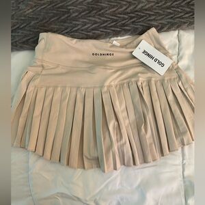 Gold hinge athletic skort NWT